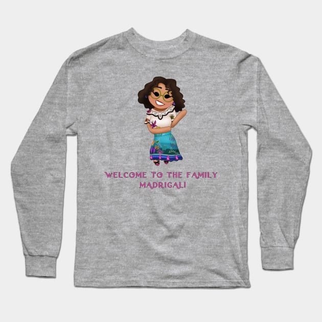 Mirabel Quote Chibi Long Sleeve T-Shirt by Celestabellearts